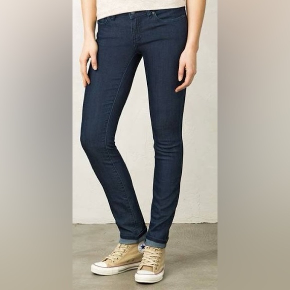 PrAna Kara Skinny Jeans Women’s Size 4/27 Medium Dark Blue Wash Denim